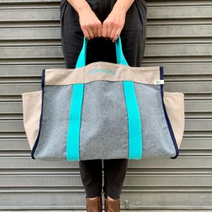 Market Bagg Life-Generating - Denim e Bege - Alca Piscina